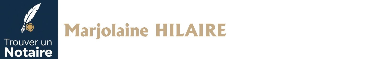 Notaire Marjolaine HILAIRE a Paris