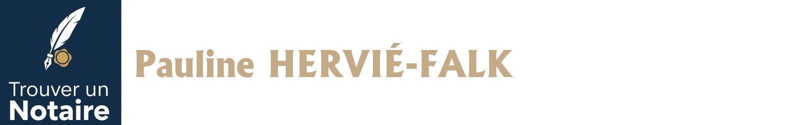 Notaire Pauline HERVIÉ-FALK a Paris