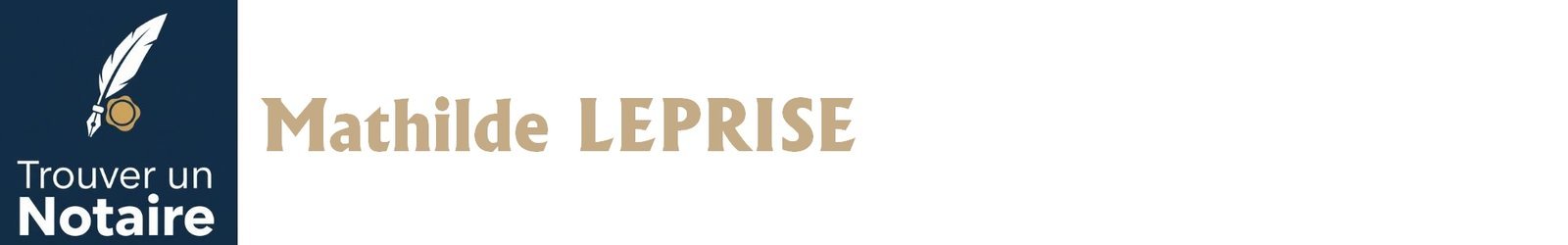 Notaire Mathilde LEPRISE a Paris