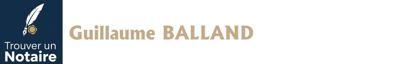 Notaire Guillaume BALLAND a Paris