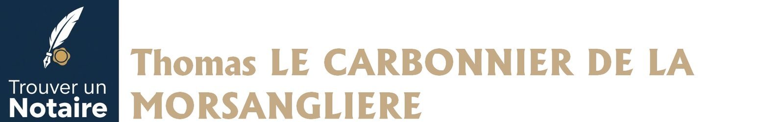 Notaire Thomas LE CARBONNIER DE LA MORSANGLIERE a Paris