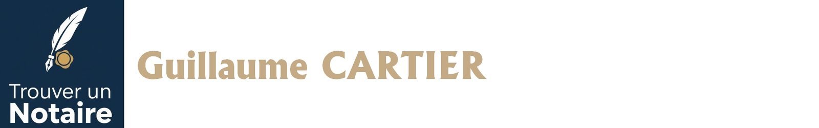 Notaire Guillaume CARTIER a Paris
