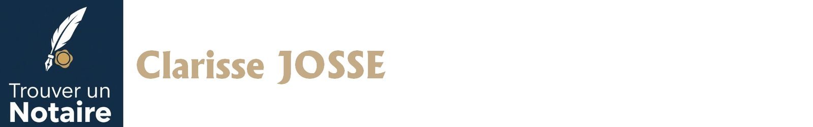 Notaire Clarisse JOSSE a Paris