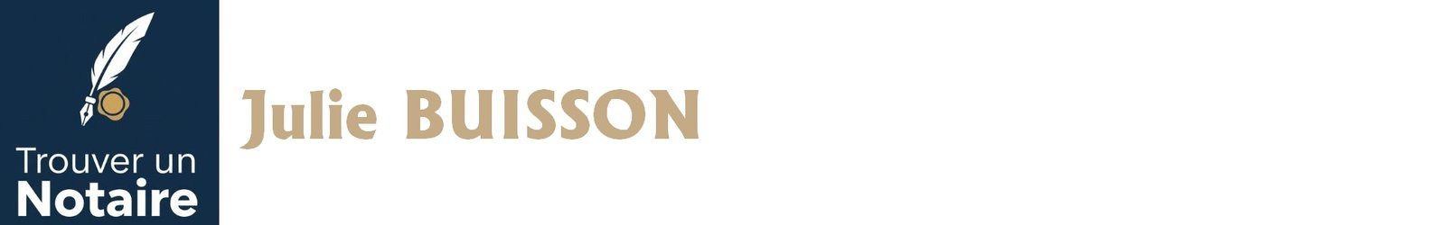 Notaire Julie BUISSON a Paris