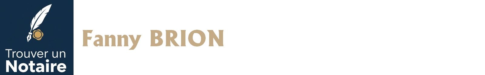Notaire Fanny BRION a Paris