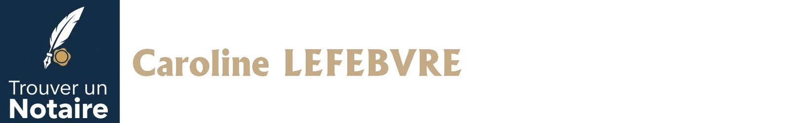 Notaire Caroline LEFEBVRE a Roubaix