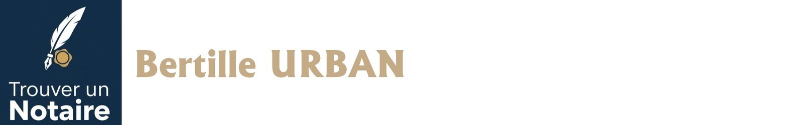 Notaire Bertille URBAN a Roubaix