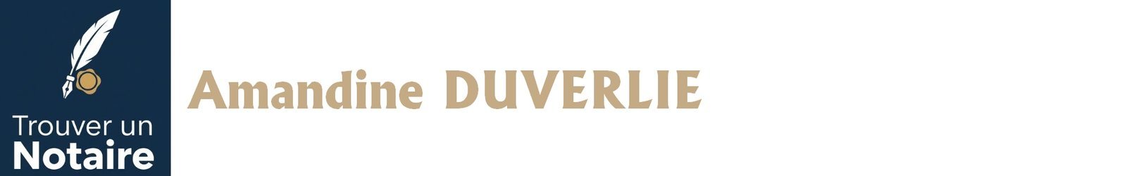 Notaire Amandine DUVERLIE a Roubaix
