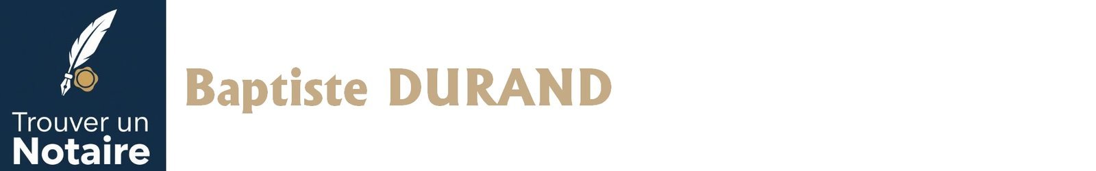 Notaire Baptiste DURAND a Aix-En-Provence
