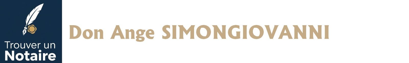 Notaire Don Ange SIMONGIOVANNI a Ajaccio
