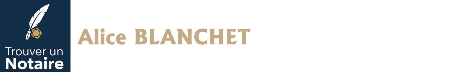 Notaire Alice BLANCHET a Ailly-Sur-Somme
