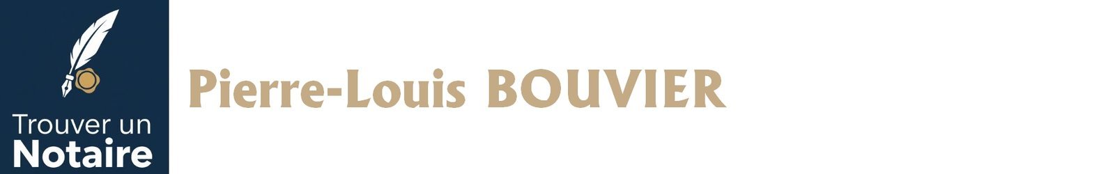Notaire Pierre-Louis BOUVIER a Aime