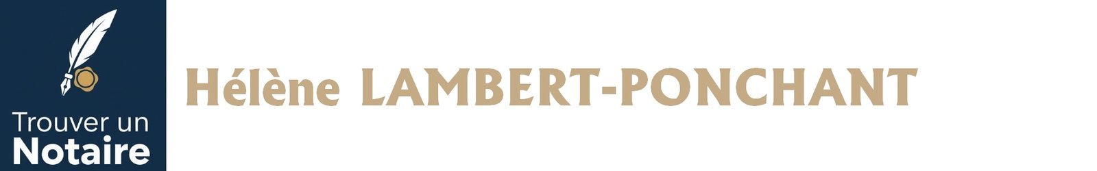 Notaire Hélène LAMBERT-PONCHANT a Aire-Sur-La-Lys
